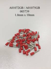 A01072GB / A01075GB / 005739 Insulated Red Ferrules