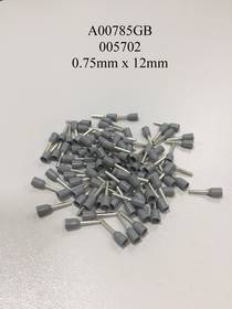 A00785GB / 005702 Insulated Grey Ferrules