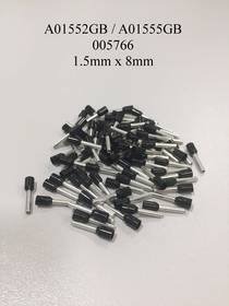 A01552GB / A01555GB / 005766 Insulated Black Ferrules