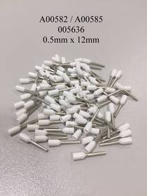 A00582 / A00585 / 005636 Insulated White Ferrules