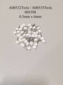 A00532TWIN / A00535TWIN / 005598 Insulated White Ferrules