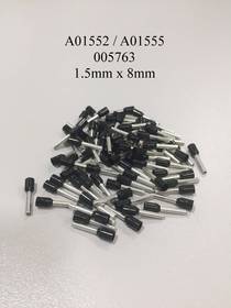 A01552 / A01555 / 005763 Insulated Black Ferrules