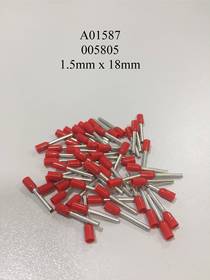 A01587 / 005805 Insulated Red Ferrules