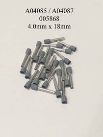 A04085 / A04087 / 005868 Insulated Grey Ferrules