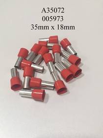 A35072 / A35075 / 005973 Insulated Red Ferrules