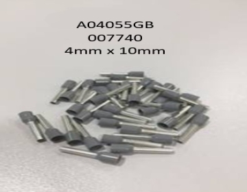 A04055GB / 007740 Insulated Grey Ferrules