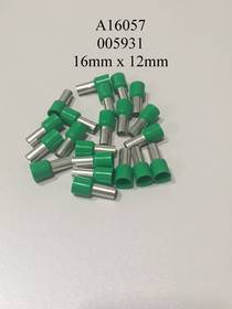 A16057 / 005931 Insulated Green Ferrules