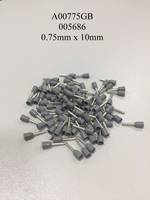 A00775GB / 005686 Insulated Grey Ferrules