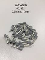 A02562GB / 005832 Insulated Grey Ferrules