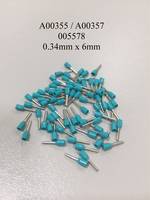 A00355 / A00357 / 005578 Insulated Turquoise Ferrules