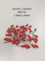 A01052 / A01055 / 005716 Insulated Red Ferrules