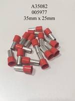 A35082 / A35085 / 005977 Insulated Red Ferrules